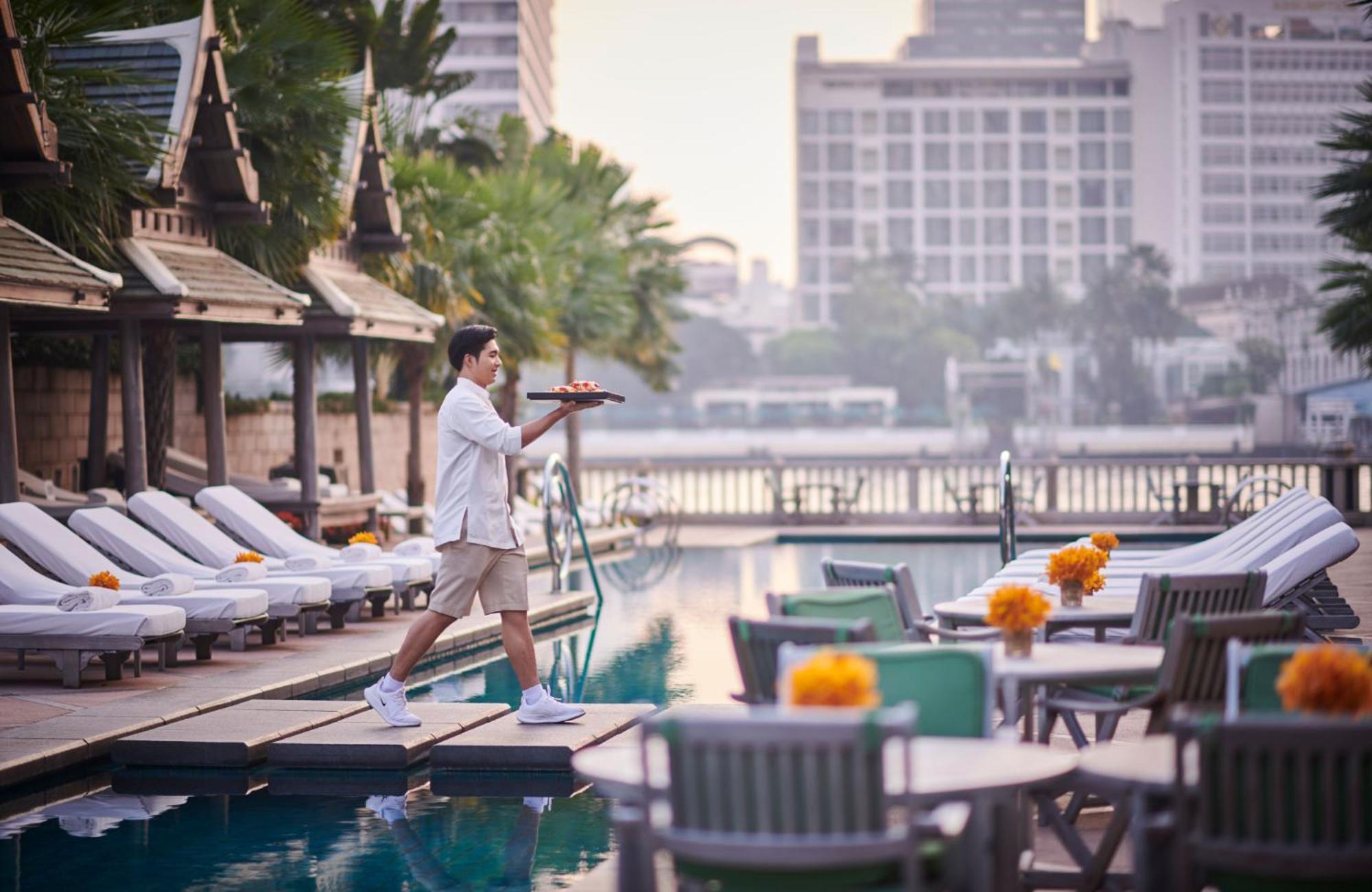 The Peninsula Bangkok Hotel Exterior foto
